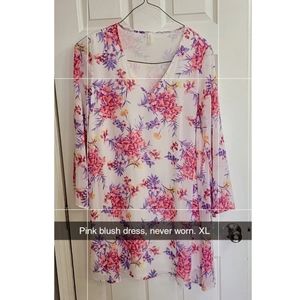 Long sleeve flower dress